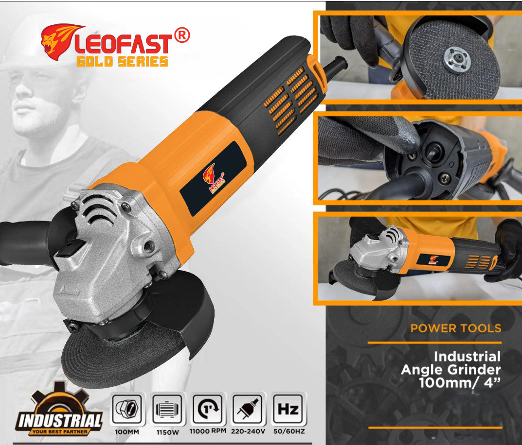 LEOFAST LG-AG001 YELLOW ANGLE GRINDER