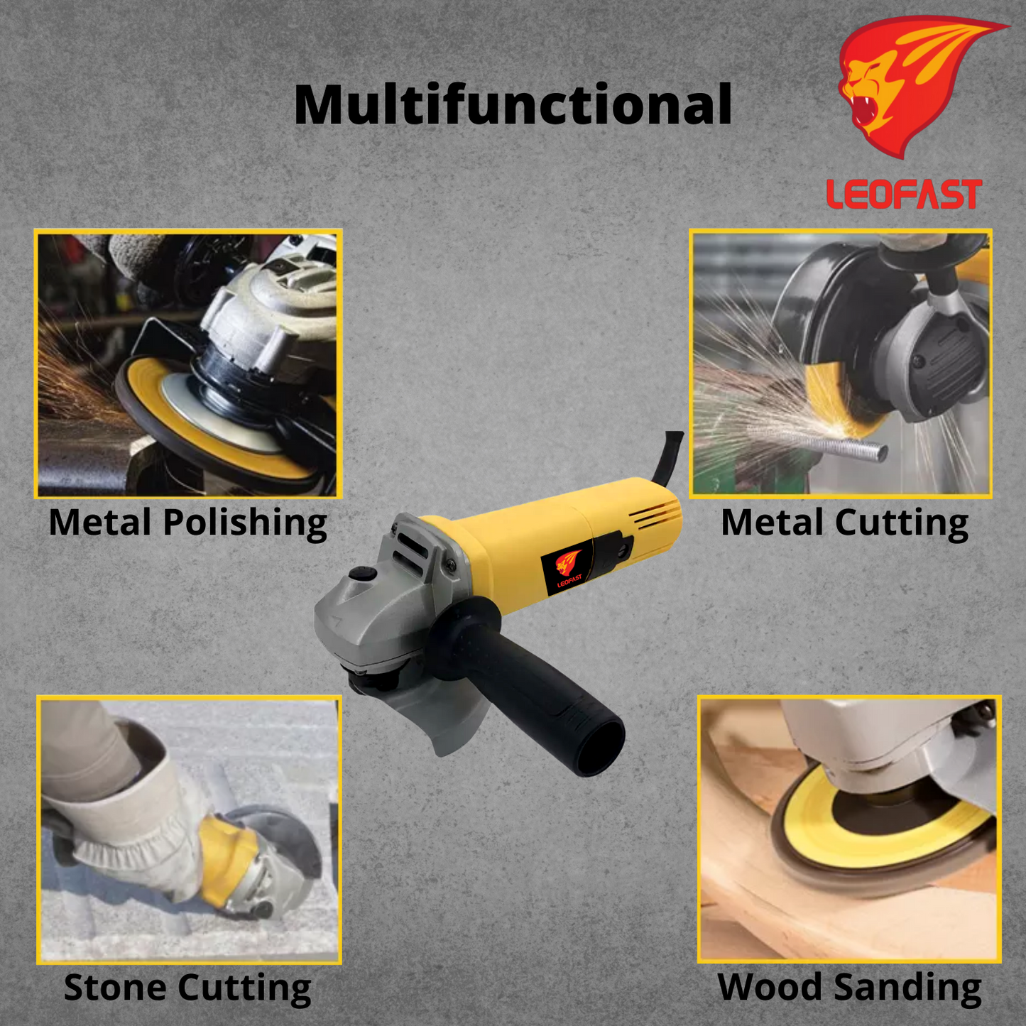 LEOFAST LFT-1302 ANGLE GRINDER