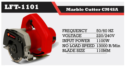 Leofast Heavy Duty Cutter For Marble/Tile/Wood, 1100 Watts, 13000 Rpm