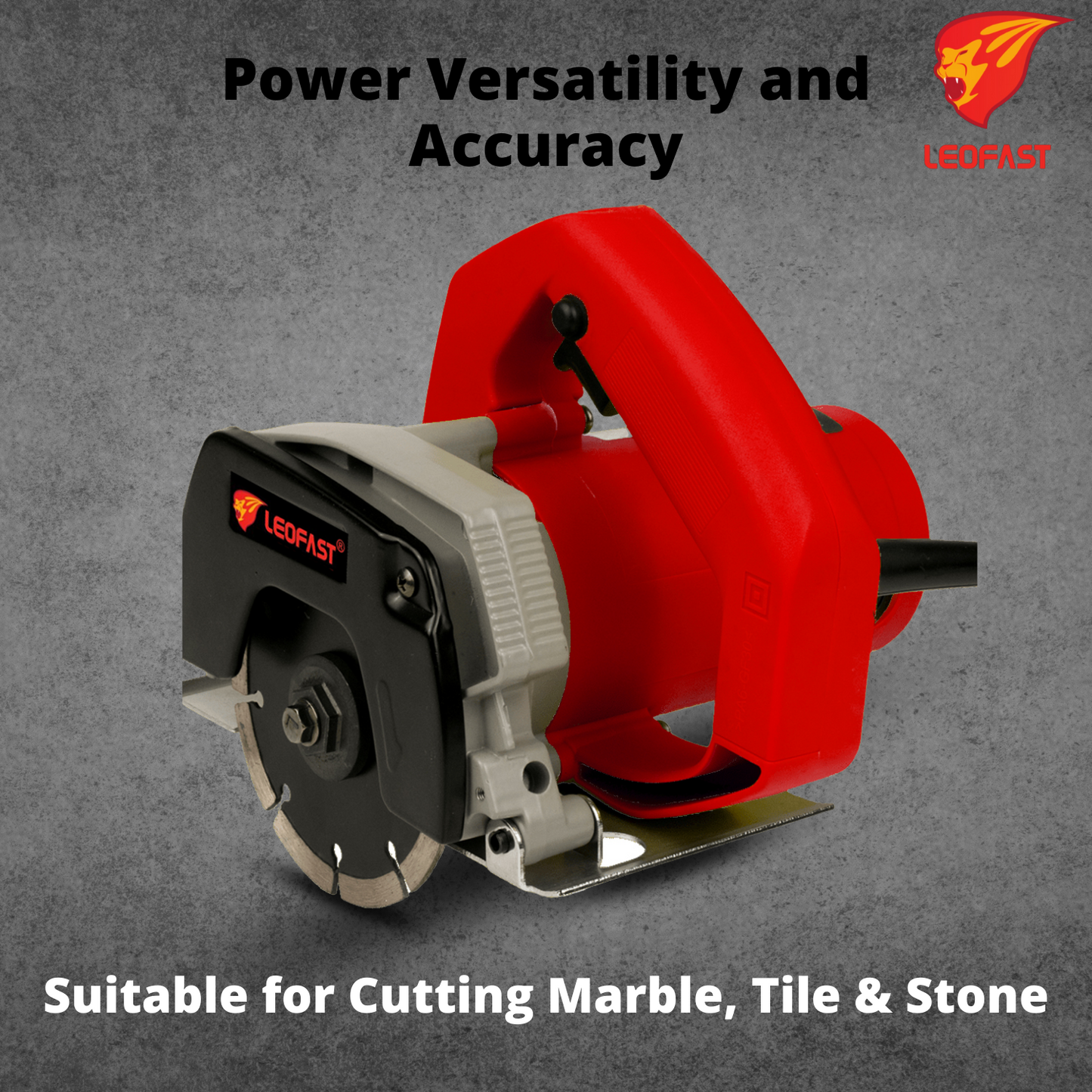 Leofast Heavy Duty Cutter For Marble/Tile/Wood, 1100 Watts, 13000 Rpm