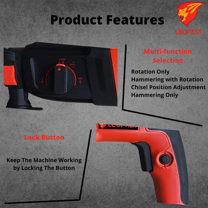 LEOFAST LFT-1209  ROTARY HAMMER