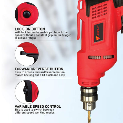 LEOFAST LFT-1207 RED DRILL MACHINE