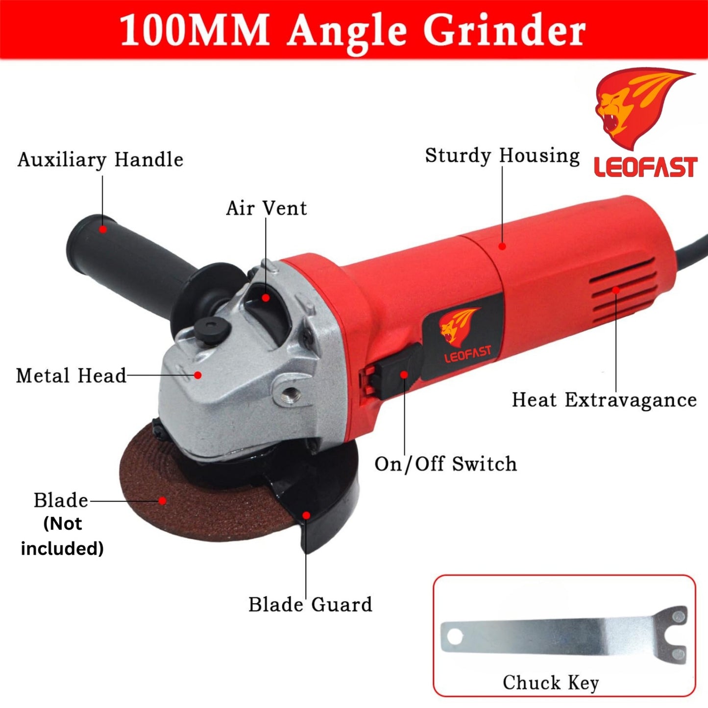 LEOFAST LFT-1301  ANGLE GRINDER